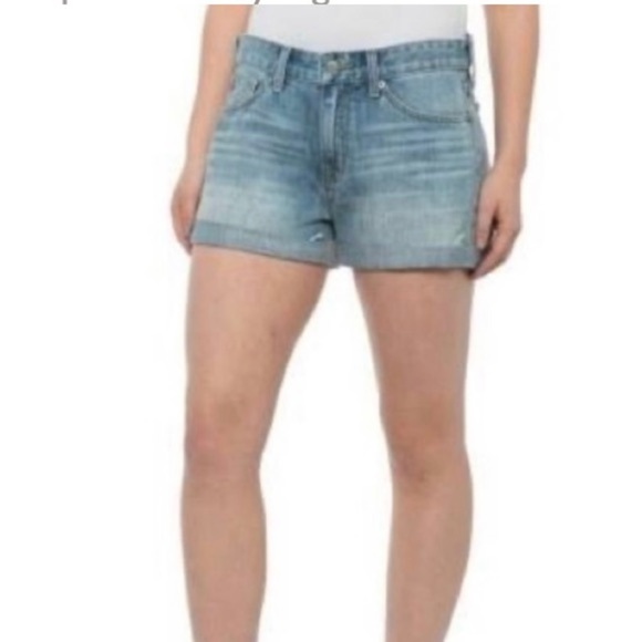 Lucky Brand Boyfriend Distressed Shorts size 6/28 - Picture 1 of 7